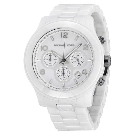 michael kors unisex watch mk5163|Michael Kors white dial.